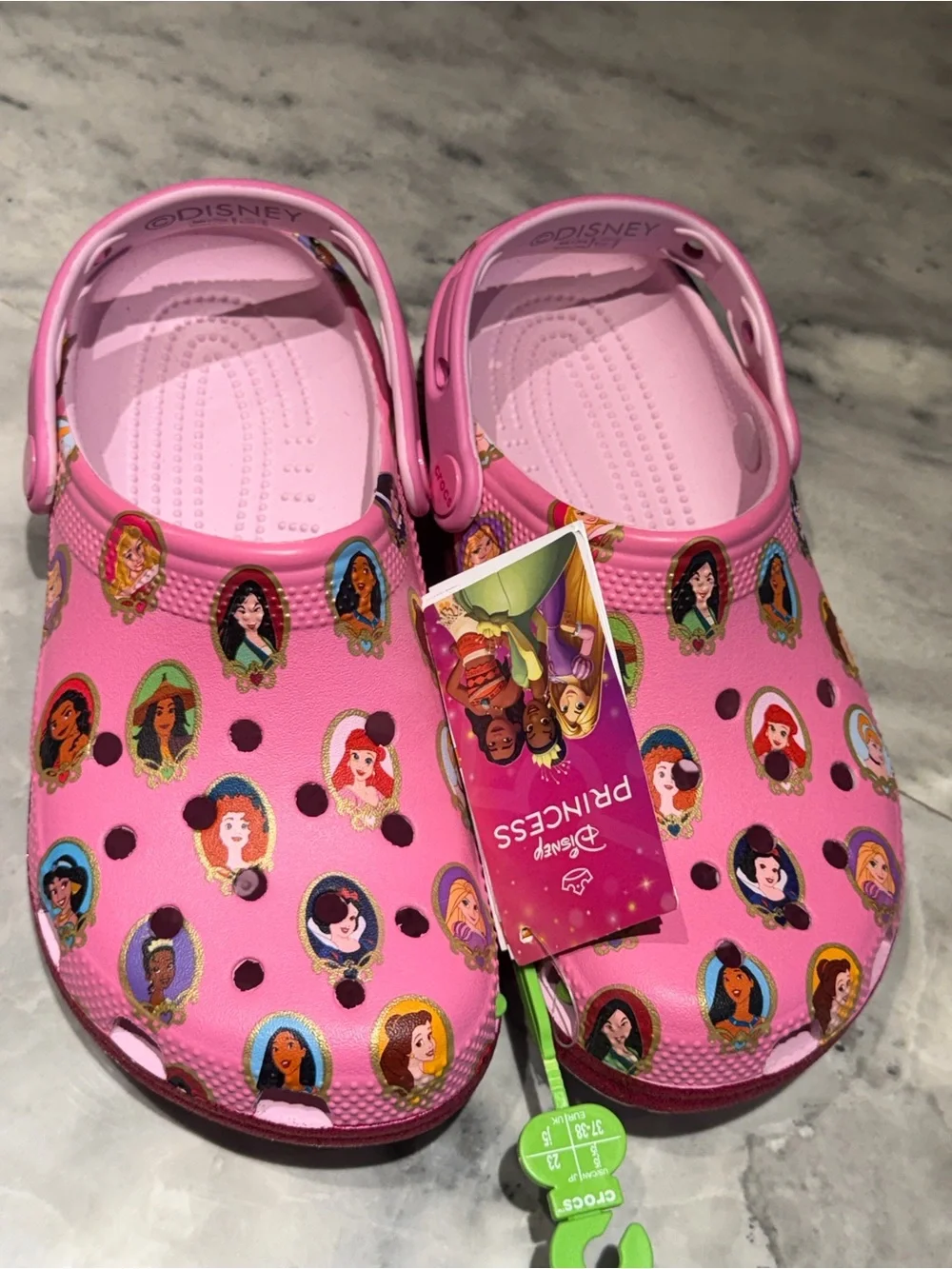 Kids' Pink Disney Princess Clog-Style Slip-Ons